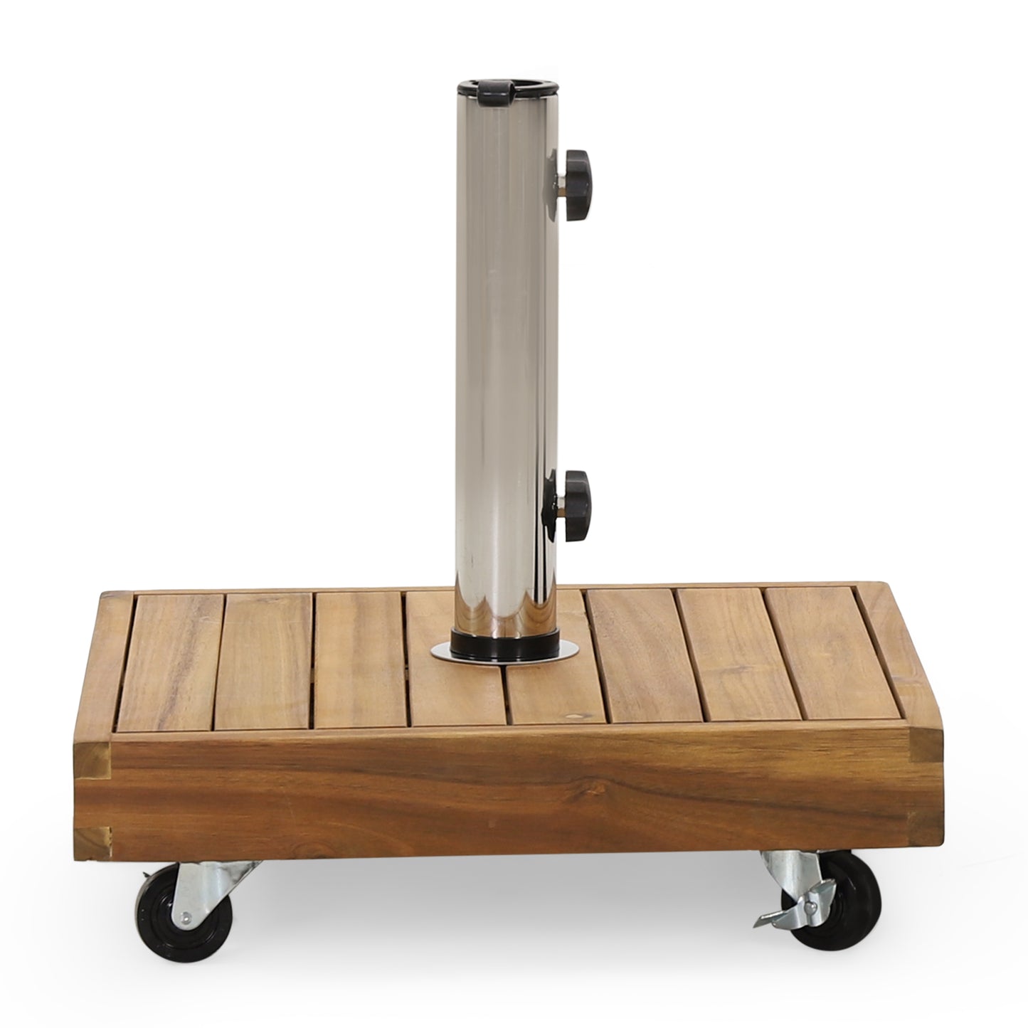 Ralph Square Umbrella Base - Teak Concrete Shade Foundation