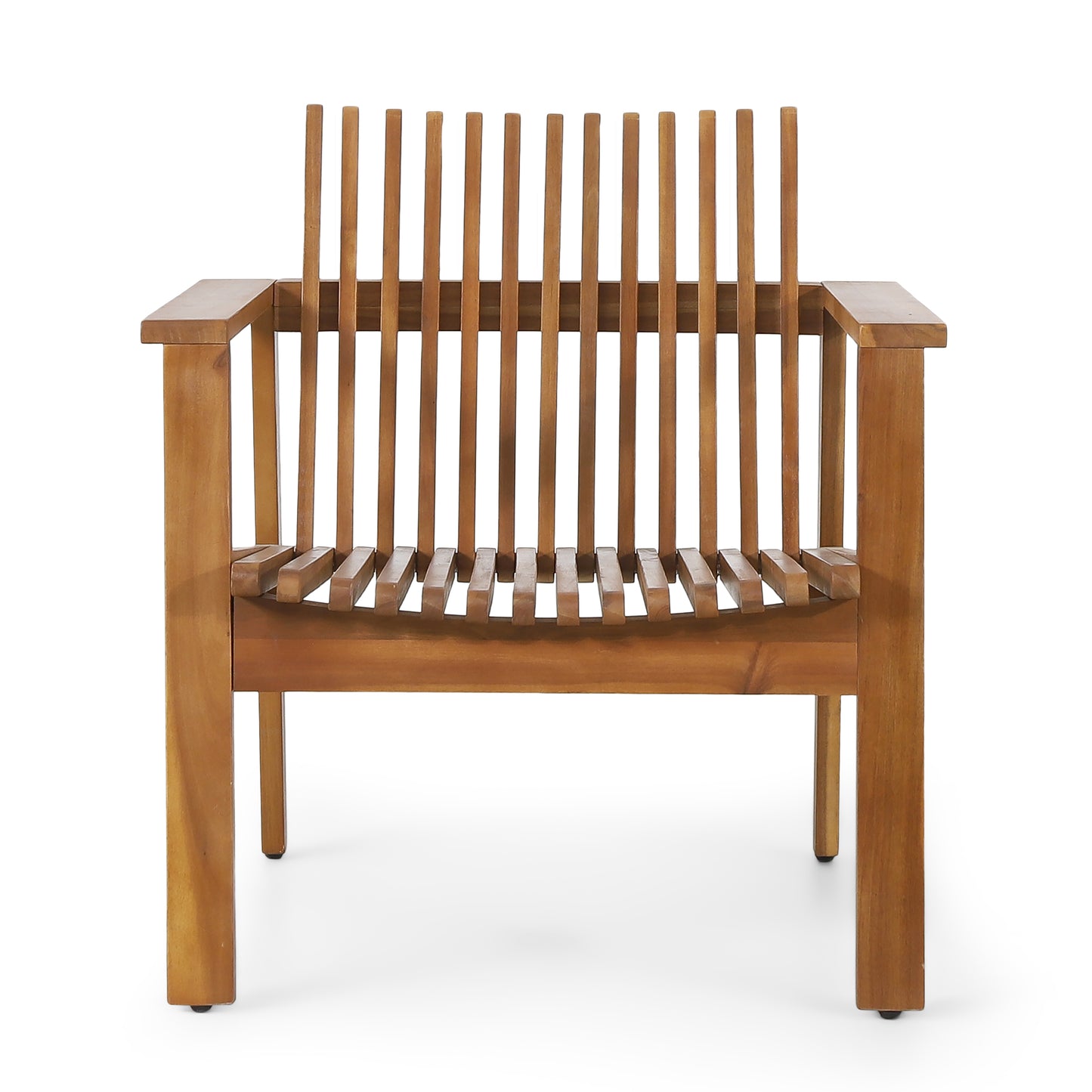 Acacia Wood Club Chairs Set - 2 Outdoor Patio Chairs