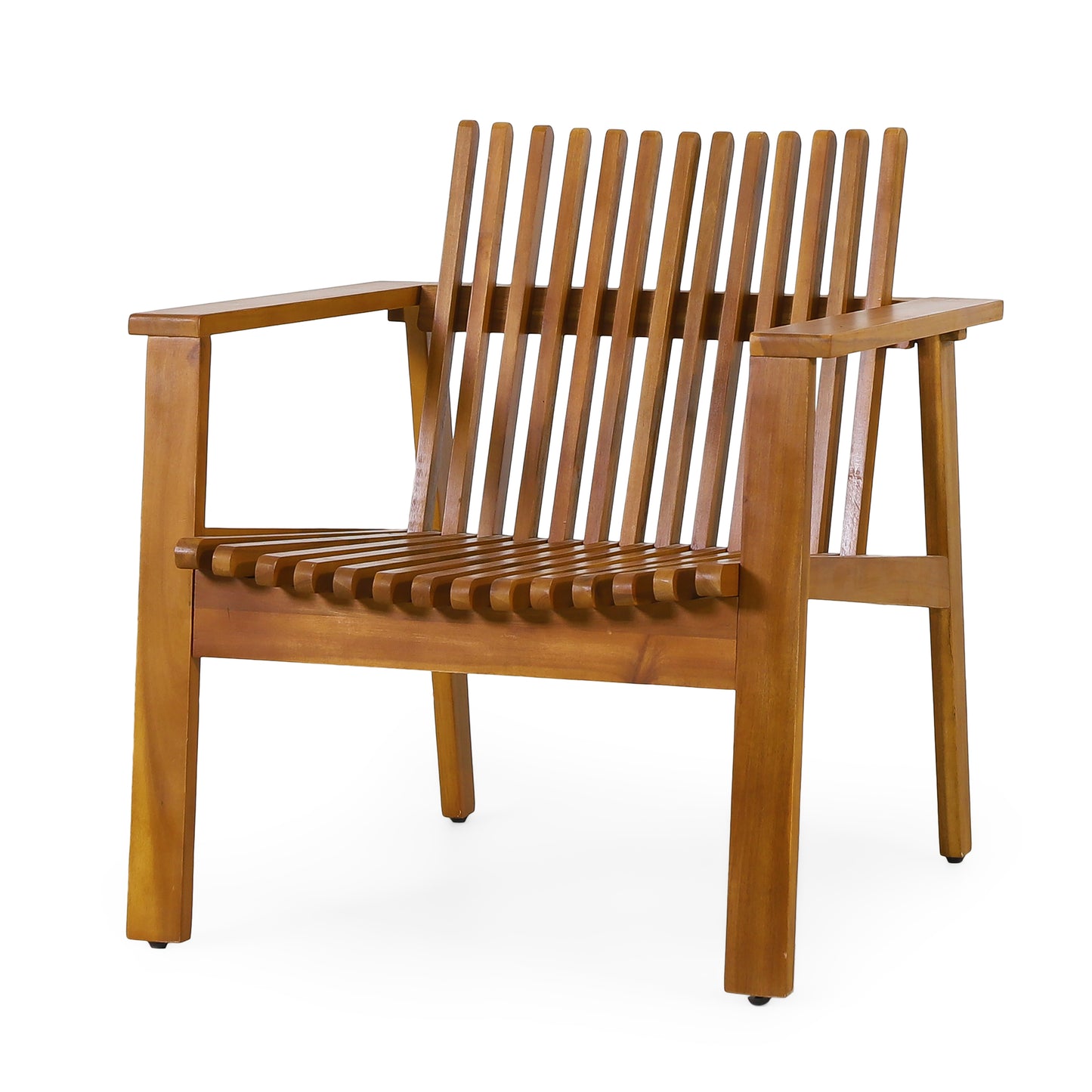 Acacia Wood Club Chairs Set - 2 Outdoor Patio Chairs