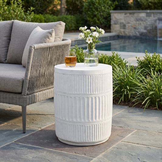 OUTDOOR PATIO END TABLE