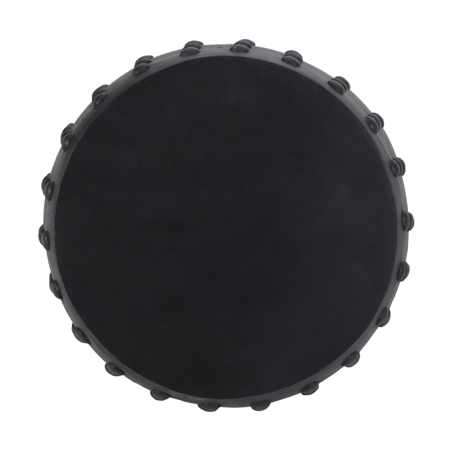 Matte Black Magnesium Oxide Outdoor Side Table for Garden