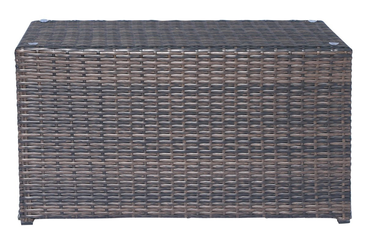 Fully Assembled Brown Wicker Coffee Table - Outdoor Dining
