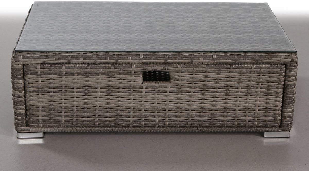 Fully Assembled Glass Outdoor Coffee Table
