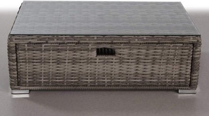 Fully Assembled Glass Outdoor Coffee Table
