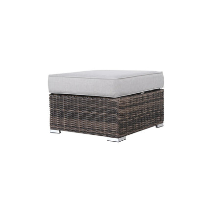 Outdoor Ottoman with Cushion – Fully Assembled