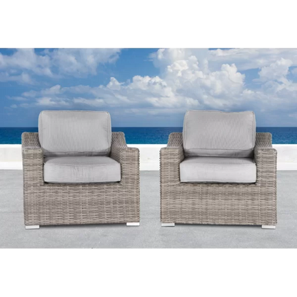Fully Assembled Patio Chair with Cushions 2