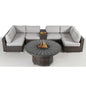 All-Weather 4-Person Patio Sofa Set – No Assembly Required