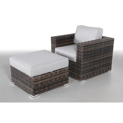 Comfortable Upholstered Accent Armchair – No Assembly Required