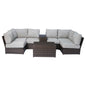 Fully Assembled 4-Person Outdoor Seating Group with Cushions