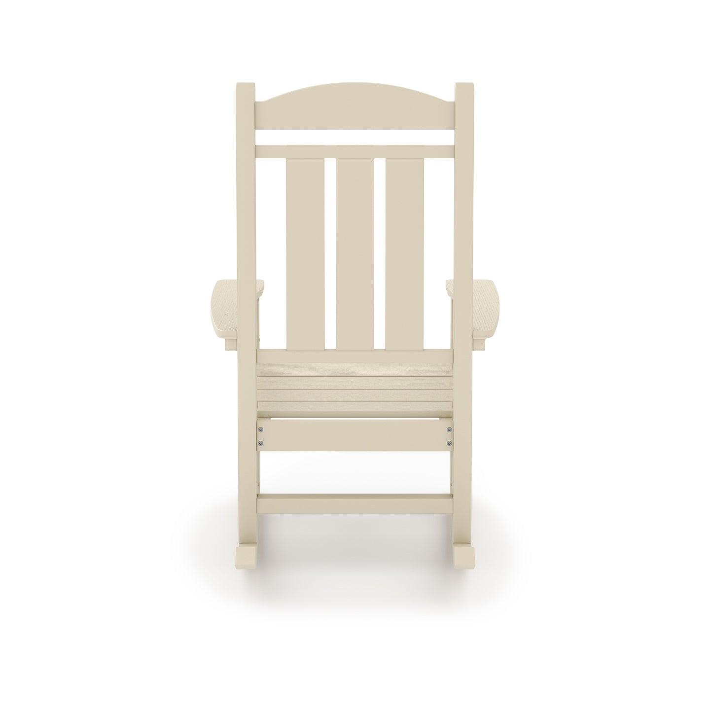Beige Traditional Rocker Glider Set for Garden Porch Patio Seating