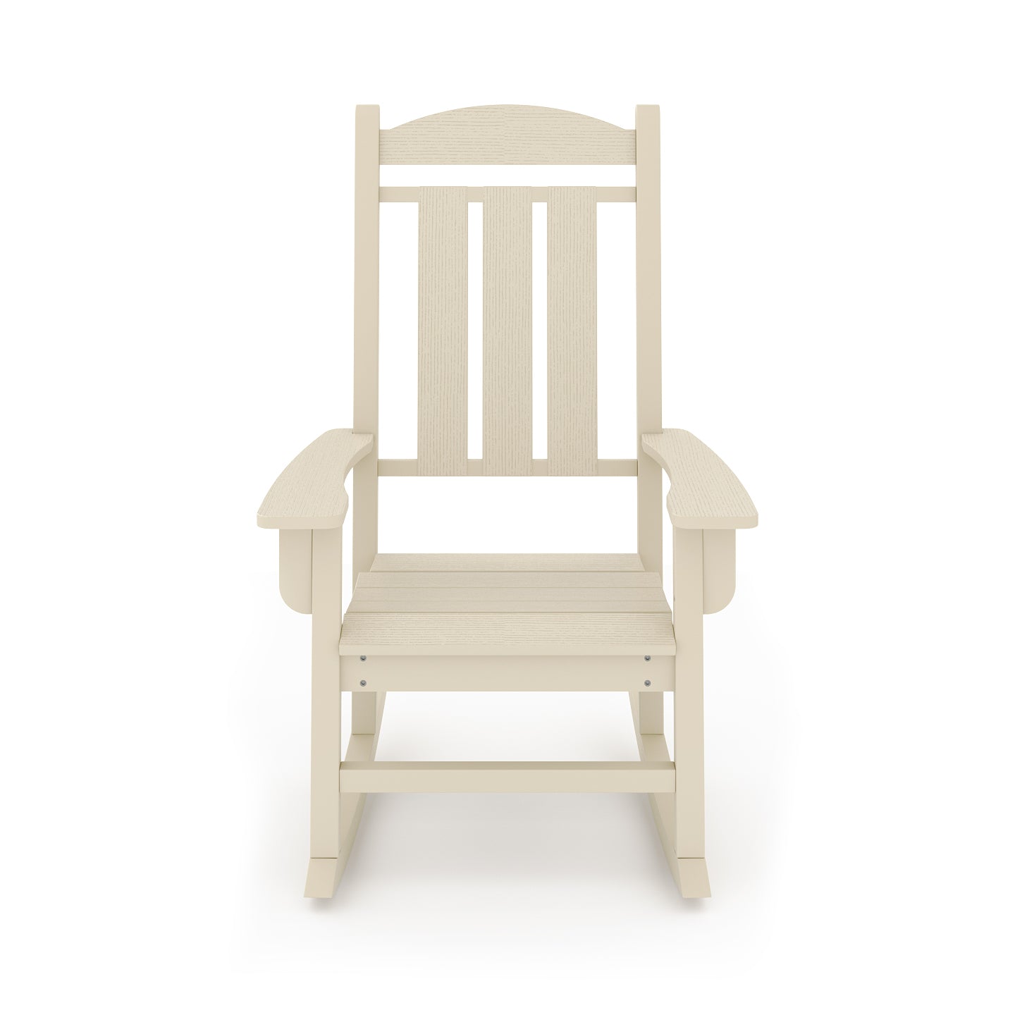 Beige Traditional Rocker Glider Set for Garden Porch Patio Seating