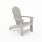 Dark Gray Adirondack Chair – Premium HDPE Poly Lumber for Pool, Patio, and Garden Elegance