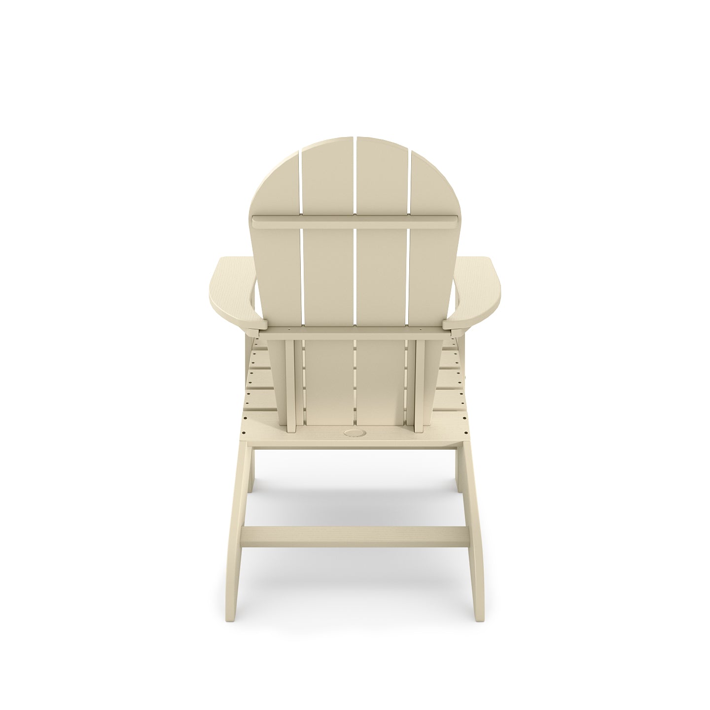 Beige Adirondack Chair - 36" Poly Lumber Patio Set