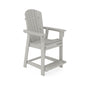 Dark Gray Adirondack Style Counter Chair – Stylish HDPE Poly Lumber for Dining, Patio, and Garden Comfort