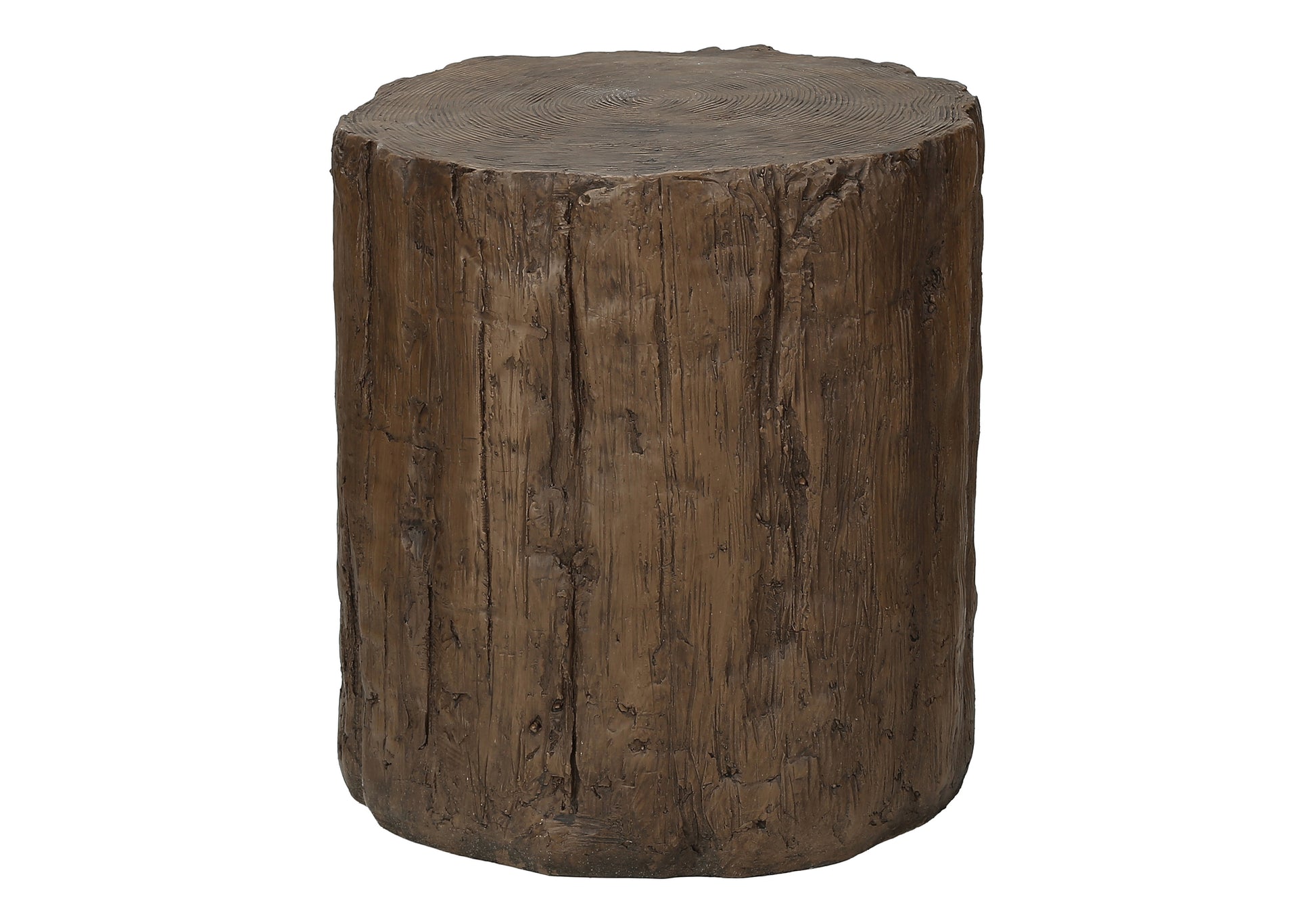 Outdoor Accent Table - 25" Round Magnesium Oxide Walnut