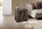 Accent Table, 25"h, Indoor Or Outdoor, End, Nightstand, Side Table, Square, Living Room, Bedroom, Walnut, Contemporary, Modern