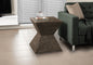 Accent Table, 25"h, Indoor Or Outdoor, Side Table, End, Nightstand, Bedroom, Living Room, Walnut, Contemporary, Modern