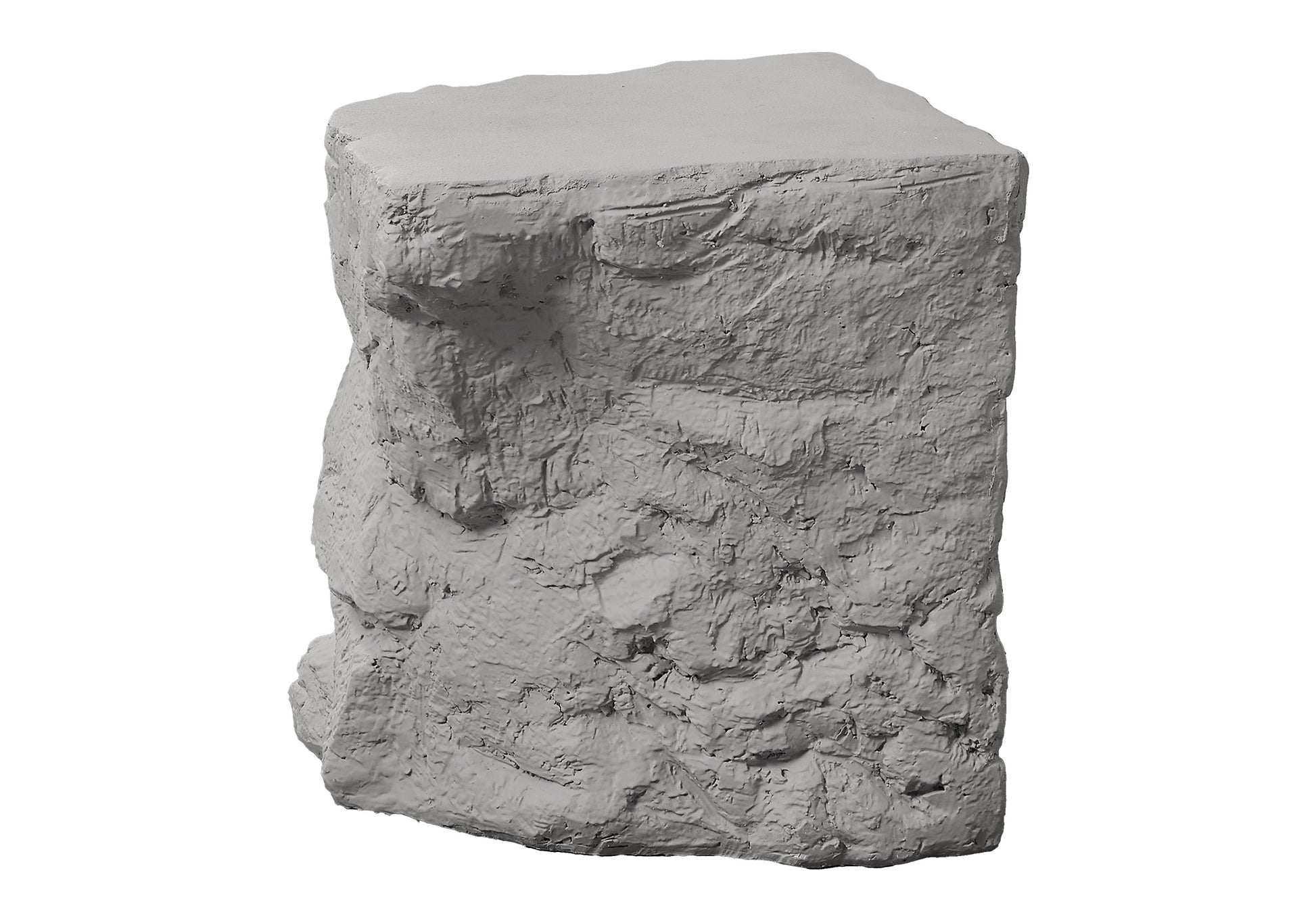 Grey Magnesium Oxide Accent Table for Poolside or Garden Use