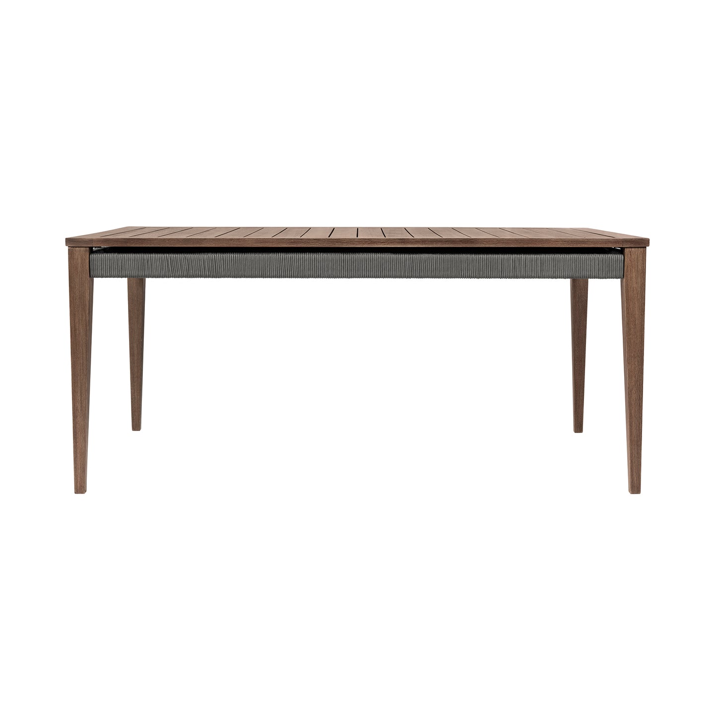 65 inch Eucalyptus Outdoor Dining Table for Garden or Poolside