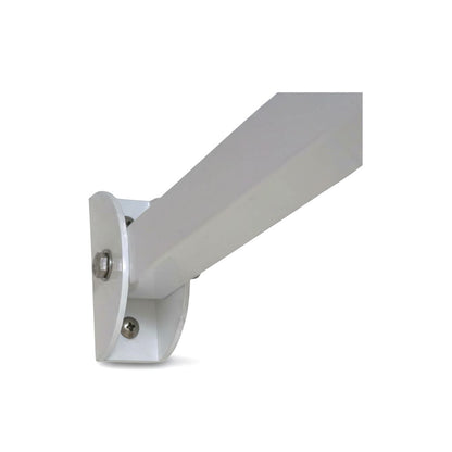 White Aluminum Patio Umbrella Shade for Garden and Porch Use