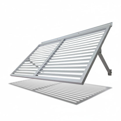 Breeze Louver Metal Shutter 4.6 - White