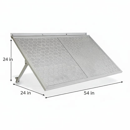 Haze Metal Awning 4.6 - White: Aluminum Shade for Outdoor Spaces
