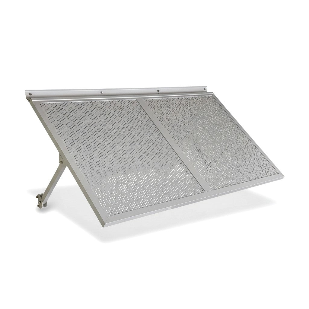 White Aluminium Patio Umbrella for Poolside & Garden Shade