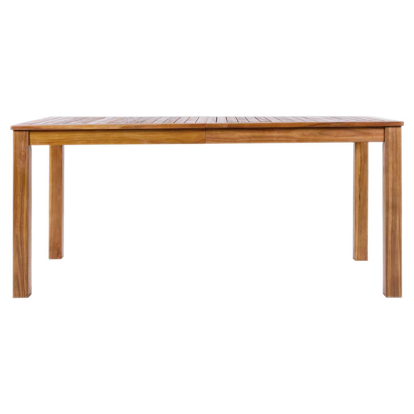 Natural Acacia Wood Garden Dining Table for Poolside or Patio