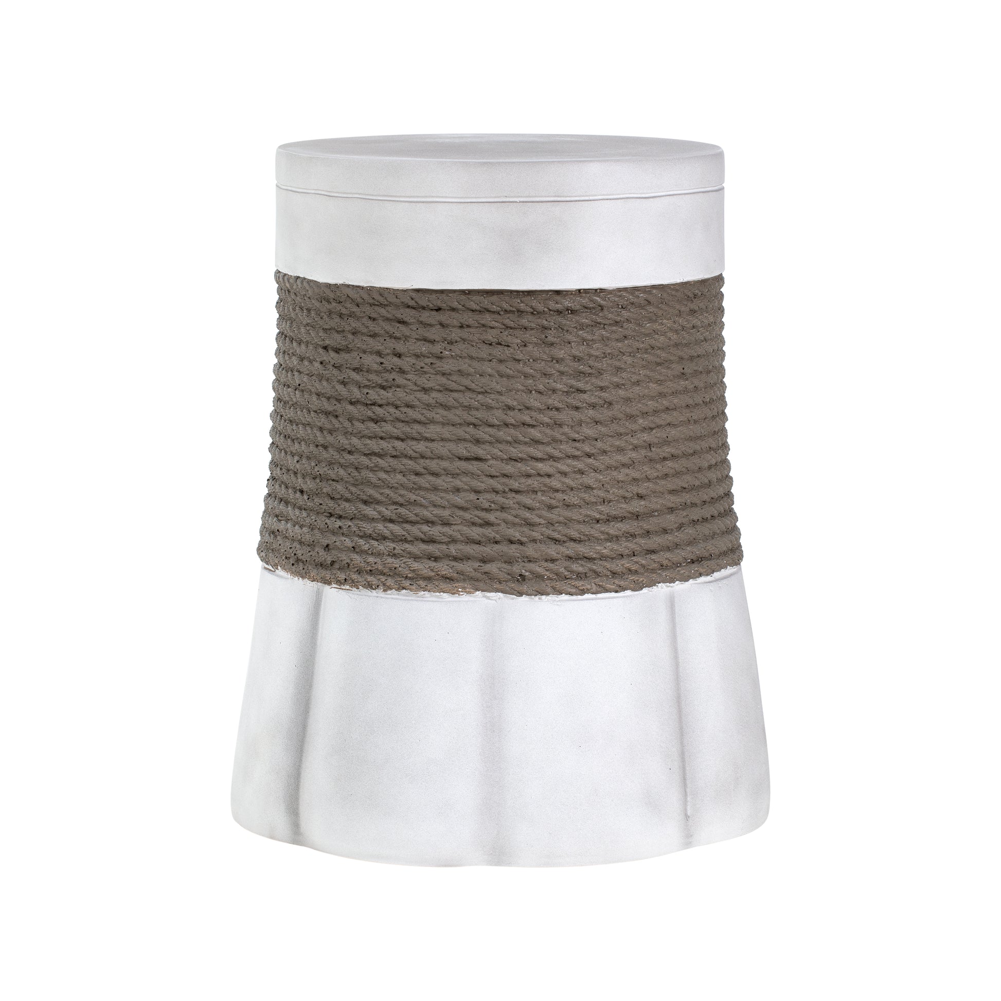 Brown & Gray Outdoor Side Table - Magnesium Oxide Table