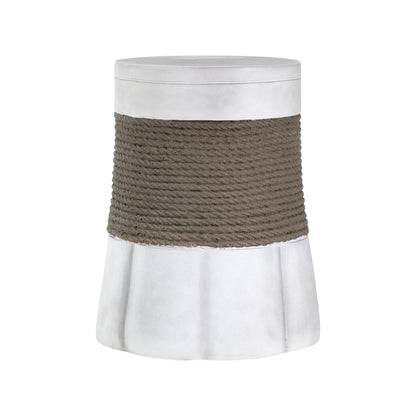 Brown & Gray Outdoor Side Table - Magnesium Oxide Table