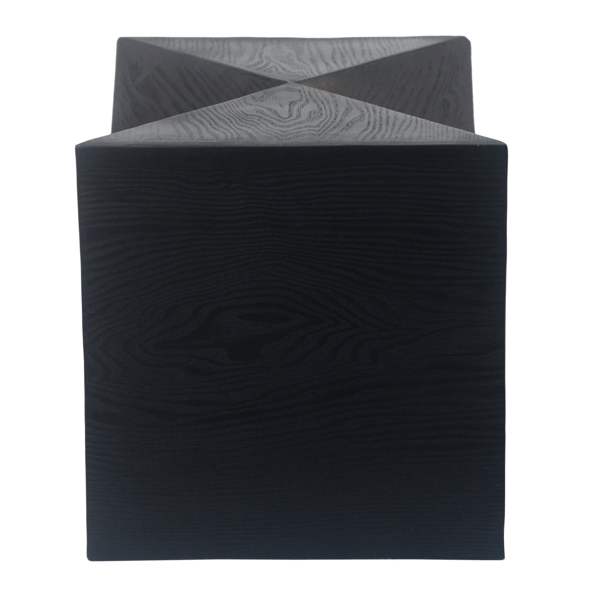Black Concrete Side Table - Modern Accent Table