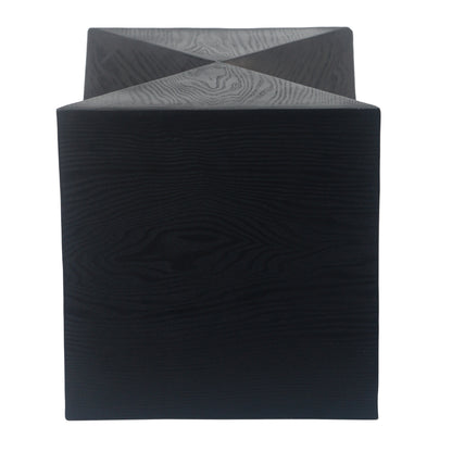 Black Concrete Side Table - Modern Accent Table