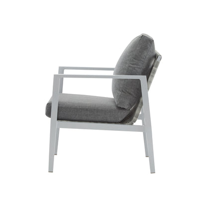 Modern Aluminum Lounge Chair for Garden or Poolside Relaxation