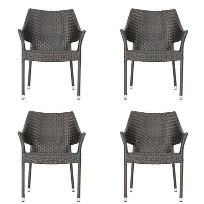 Outdoor Resin Chair, 52637.00MBRN KD MP4