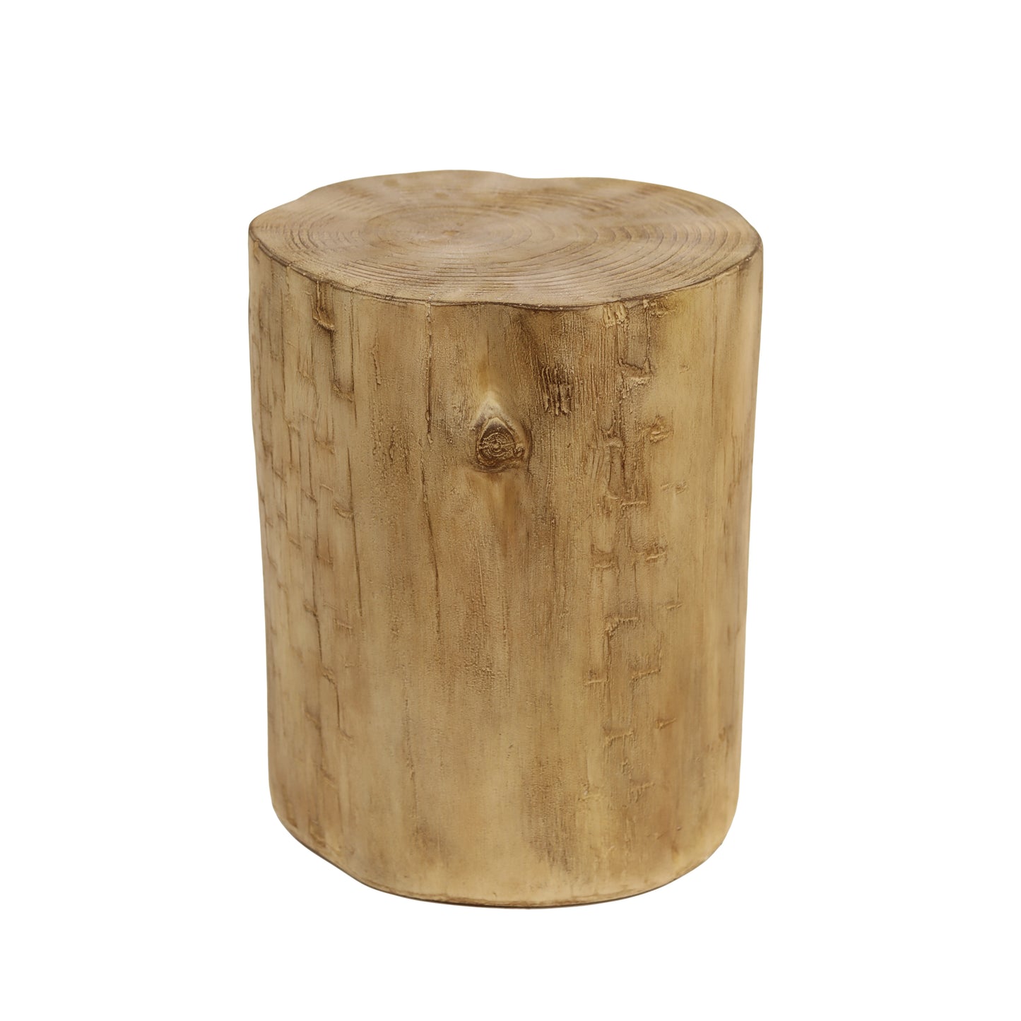 Light Brown Magnesium Oxide Outdoor Side Table for Garden Decor