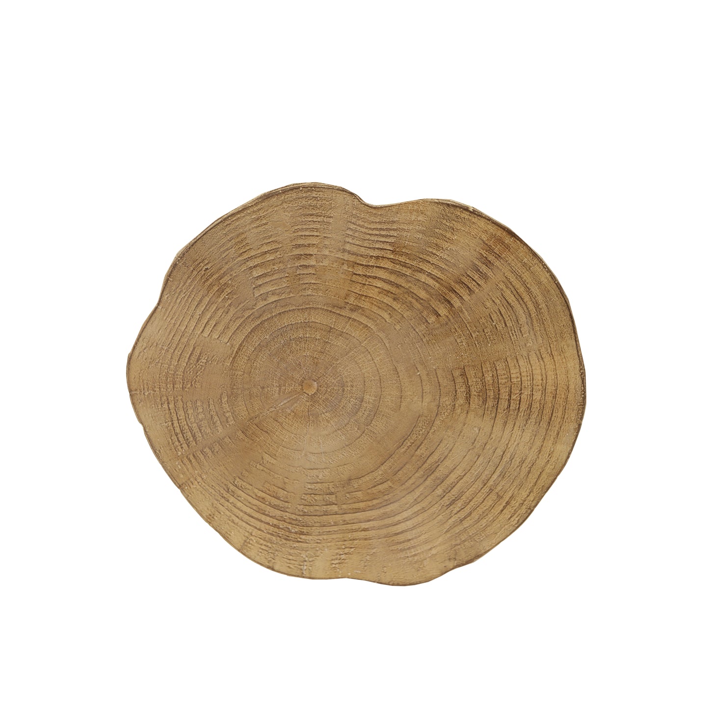 Light Brown Magnesium Oxide Outdoor Side Table for Garden Decor