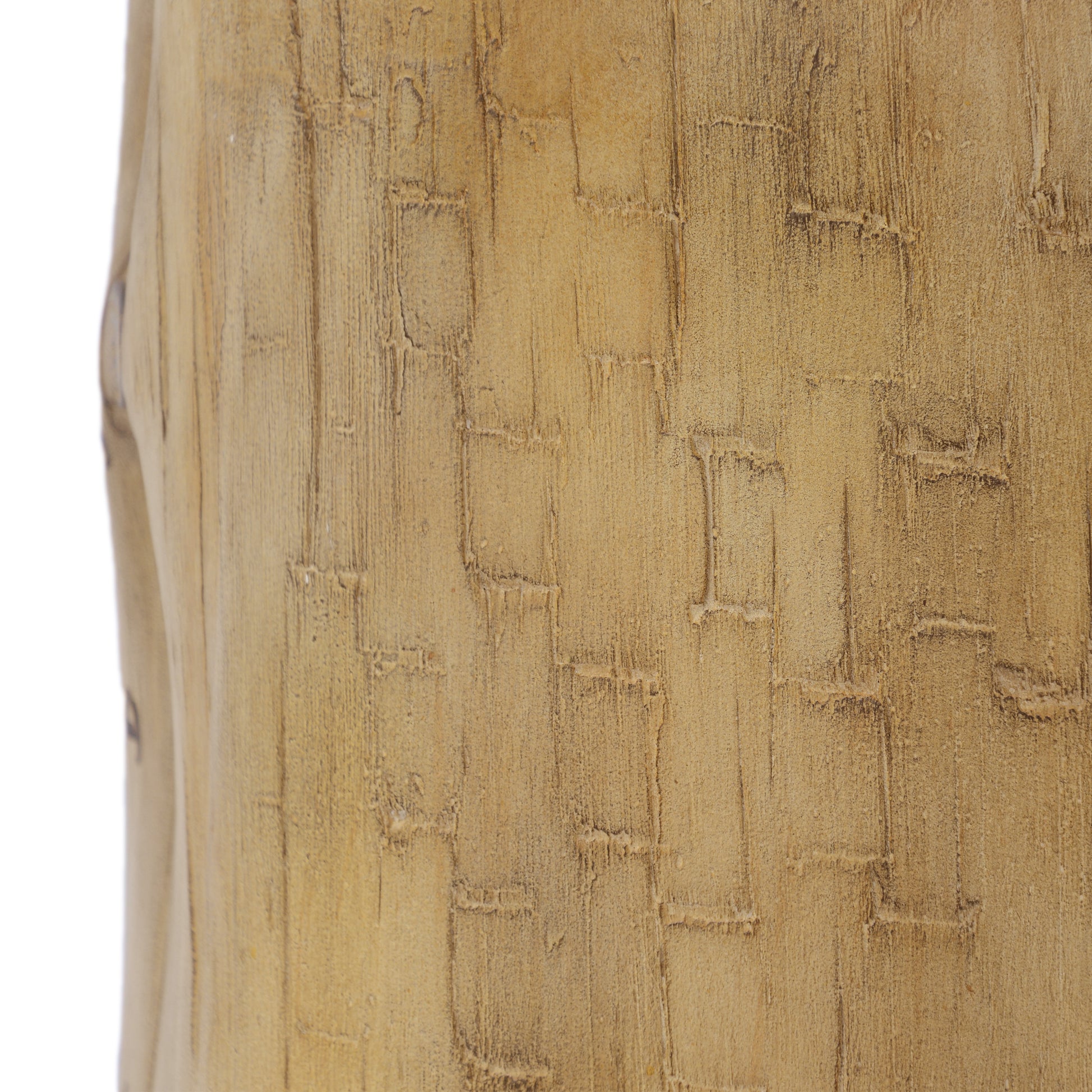 Light Brown Magnesium Oxide Outdoor Side Table for Garden Decor