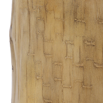 Light Brown Magnesium Oxide Outdoor Side Table for Garden Decor