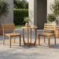 Outdoor 3-Pieces Acacia Wood Dining Set, Teak