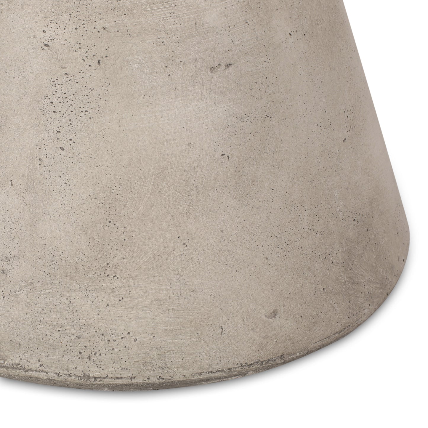 Lightweight Concrete Outdoor Side Table for Garden Patio Decor