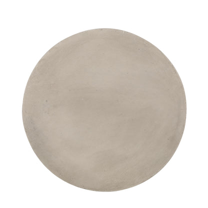 Lightweight Concrete Outdoor Side Table for Garden Patio Decor
