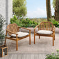 Meja Club Chair With Cushion, Set of 2