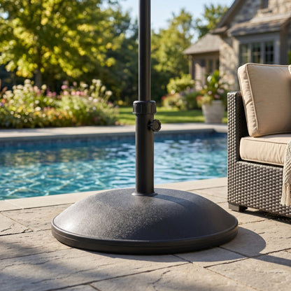Ander Outdoor 55-pound Round Black Umbrella Base