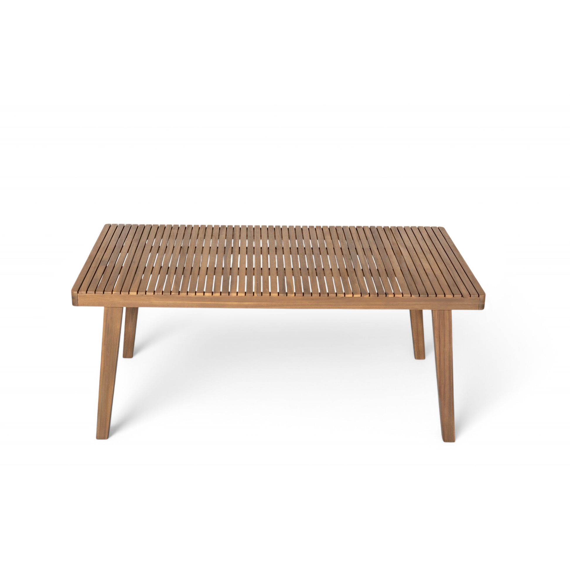 69" Acacia Wood Outdoor Dining Table - Brown