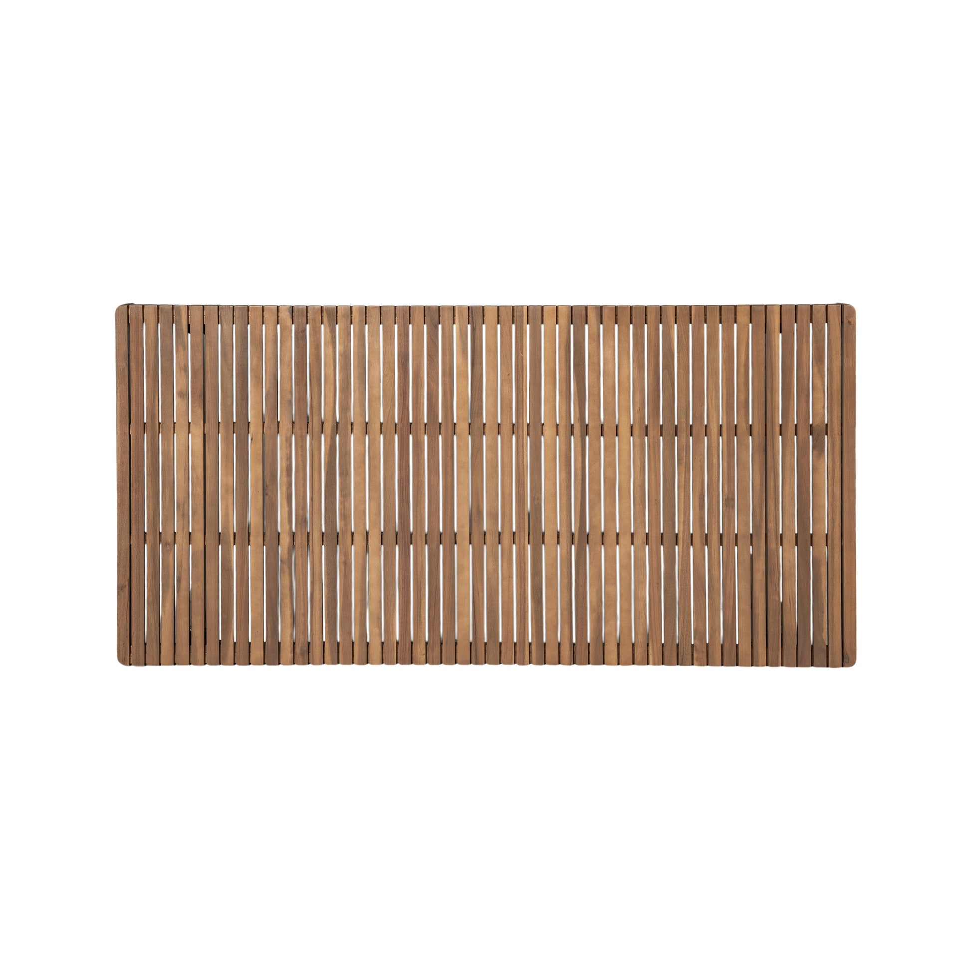69" Acacia Wood Outdoor Dining Table - Brown