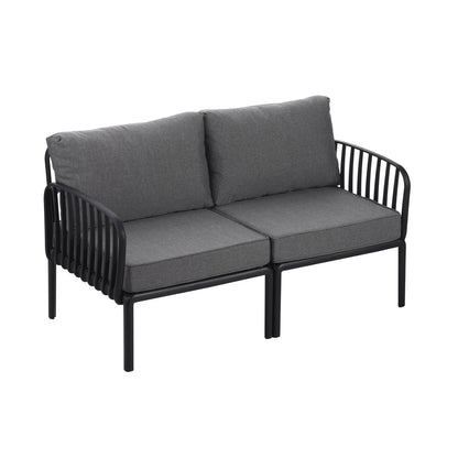 Modern Outdoor Patio Sofa Set with Cushions for Garden & Poolside