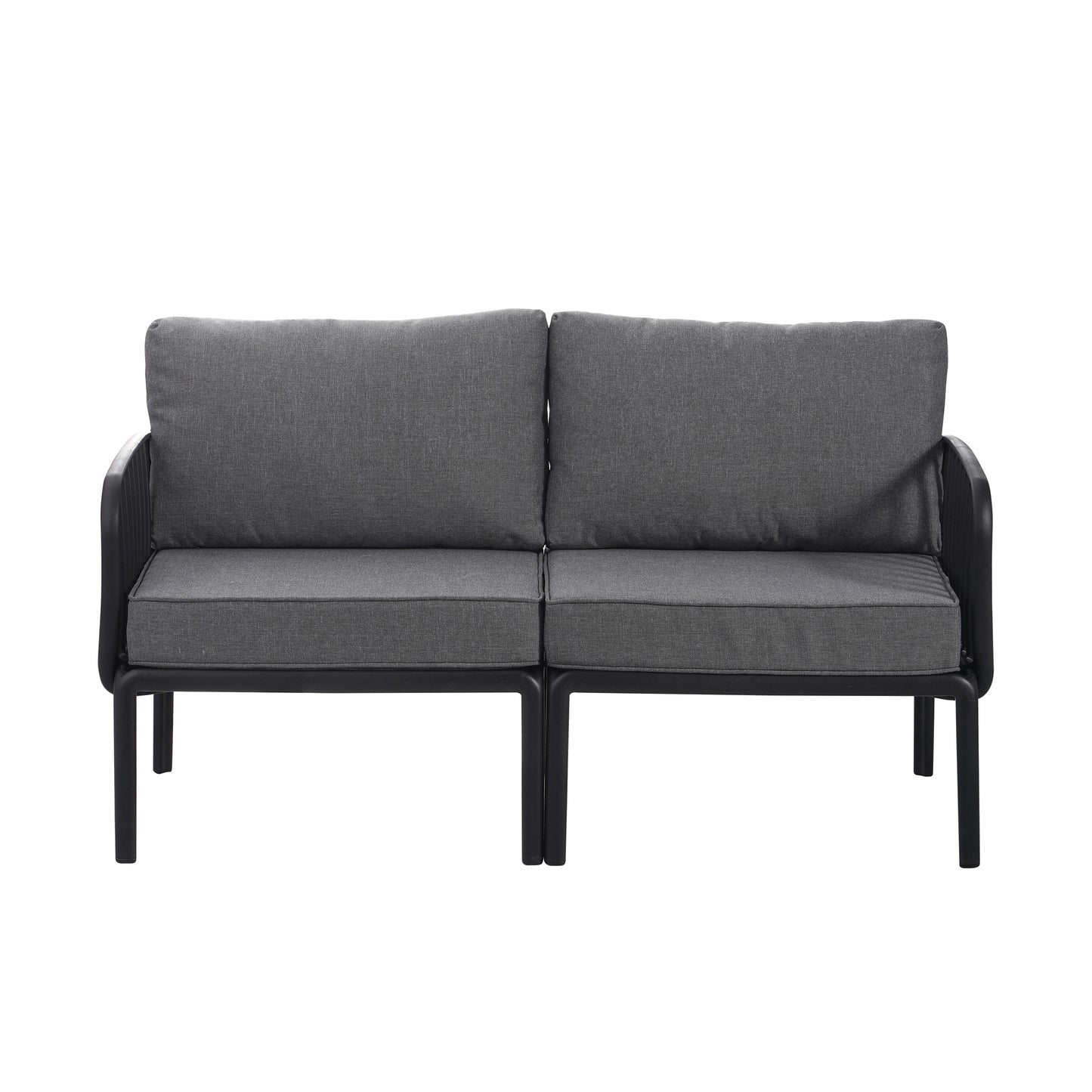 Modern Outdoor Patio Sofa Set with Cushions for Garden & Poolside