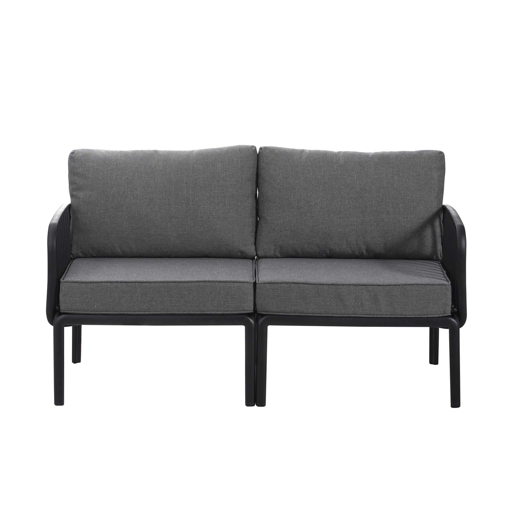 Modern Outdoor Patio Sofa Set with Cushions for Garden & Poolside