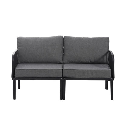 Modern Outdoor Patio Sofa Set with Cushions for Garden & Poolside