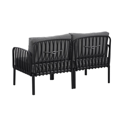 Modern Outdoor Patio Sofa Set with Cushions for Garden & Poolside